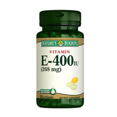 Natures Bounty Vitamin E-400 IU Takviye Edici Gıda 50 Jelatin Kapsül - Natures Bounty