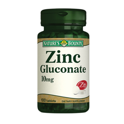 Natures Bounty Zinc Gluconate 10 mg 100 Tablet - Natures Bounty