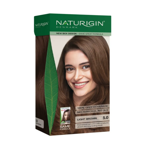 Naturigin Organik İçerikli Saç Boyası 5.0 Açık Çikolata Kahverengi - Naturigin