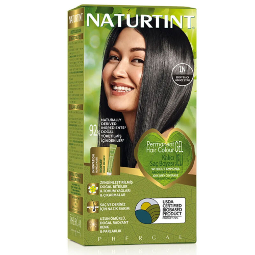 Naturtint Doğal Saç Boyası - 1N Abanoz Siyahı - Naturtint