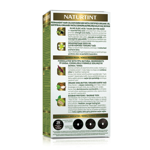 Naturtint Doğal Saç Boyası - 3N Koyu Kestane - 4