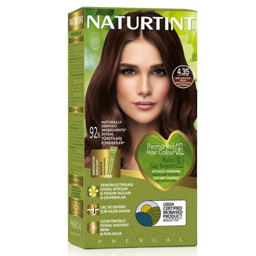Naturtint Doğal Saç Boyası - 4.35 Yoğun Capuchino - Naturtint
