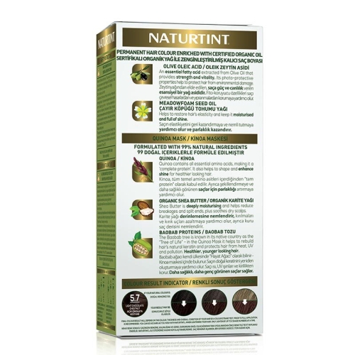 Naturtint Doğal Saç Boyası - 5.7 Yoğun Çikolata - 4