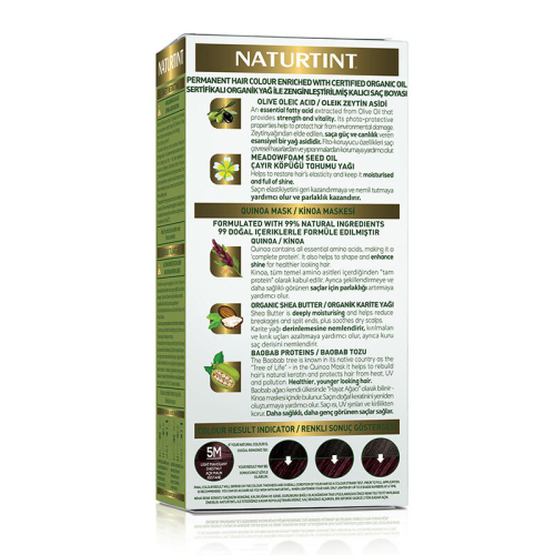 Naturtint Doğal Saç Boyası - 5M Açık Kestane Maun - 4