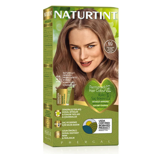 Naturtint Doğal Saç Boyası - 6G Koyu Altın Sarı - Naturtint