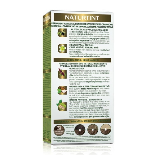 Naturtint Doğal Saç Boyası - 7G Altın Sarısı - 4