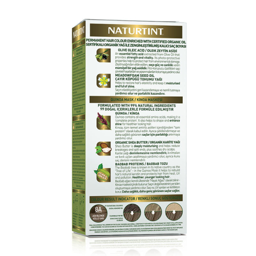 Naturtint Doğal Saç Boyası - 8A Kül Sarısı - 4