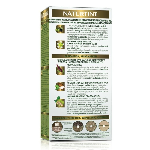 Naturtint Doğal Saç Boyası - 8N Buğday Sarısı - 4