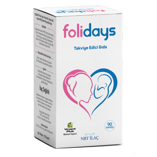 NBT Folidays Takviye Edici Gıda 90 Kapsül - NBT Life