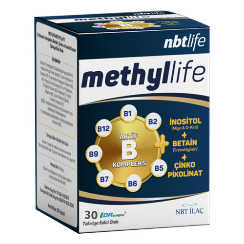 NBT İlaç Methllife Takviye Edici Gıda 30 Kapsül - NBT Life