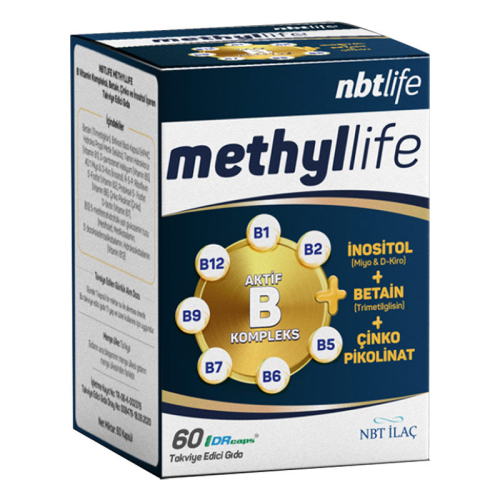 NBT İlaç Methllife Takviye Edici Gıda 60 Kapsül - NBT Life