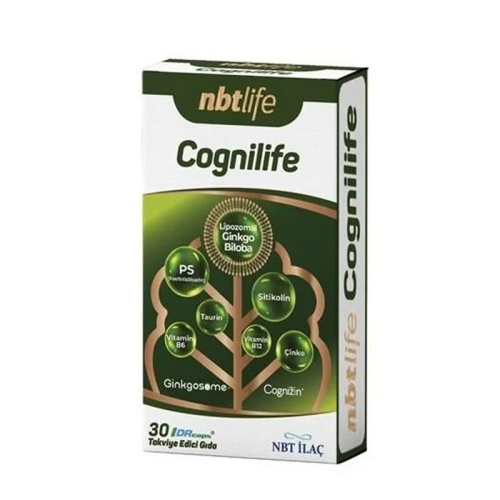 Nbt Life Cognilife Takviye Edici Gıda 30 Kapsül - NBT Life