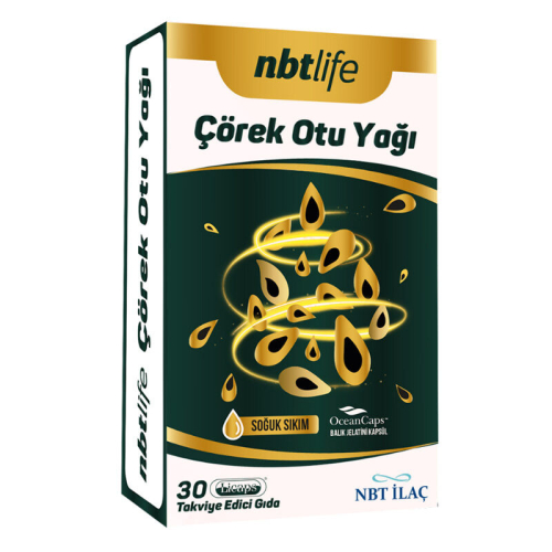 Nbt Life Çörek Otu Yağı Takviye Edici Gıda 30 Kapsül - NBT Life