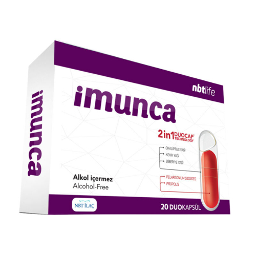 Nbt Life İmunca Takviye Edici Gıda 20 Kapsül - NBT Life