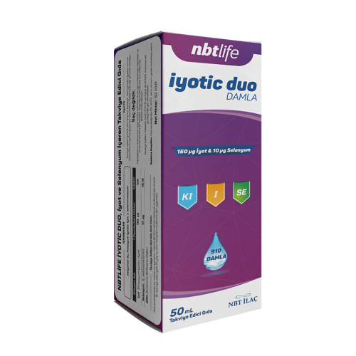 Nbt Life İyotic Duo Damla Takviye Edici Gıda 50 ml - NBT Life