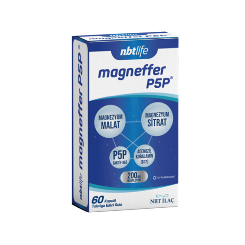 Nbt Life Magneffer P5P Takviye Edici Gıda 60 Kapsül - NBT Life