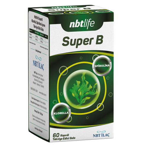 NBT Life Super B Takviye Edici Gıda 60 Kapsül - NBT Life
