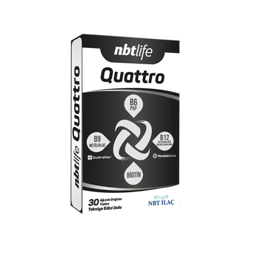Nbt Life Quattro Takviye Edici Gıda 30 Tablet - NBT Life