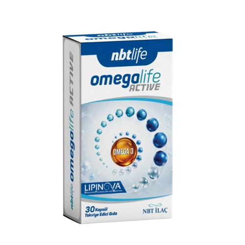 Nbtlife Omegalife Active Takviye Edici Gıda 30 Kapsül - NBT Life