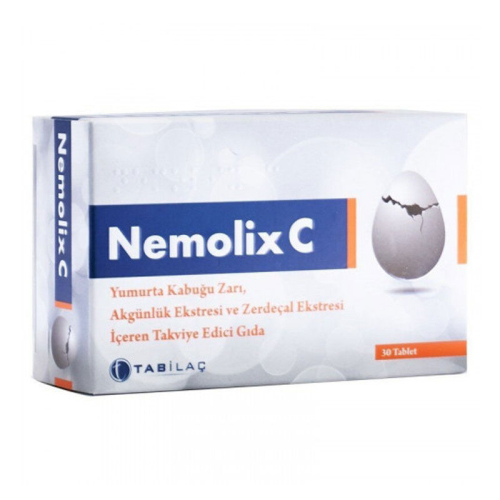 Nemolix C Takviye Edici Gıda 30 Tablet - TAB İlaç Sanayi A.Ş