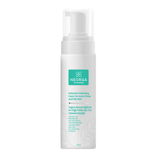 Neorga Yoğun Akneye Eğilimli ve Yağlı Ciltler İçin Yüz Yıkama Köpüğü 200 ml - Neorga