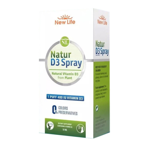 New Life Natur D3 Spray Takviye Edici Gıda 10 ml - 1