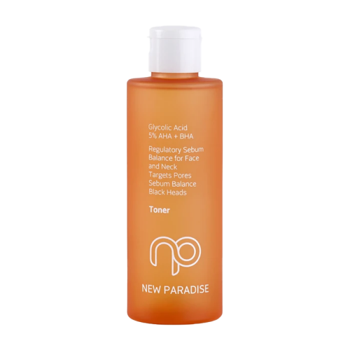 New Paradise Glycolic Acid 5% Aha + Bha Tonik 200 ml - New Paradise
