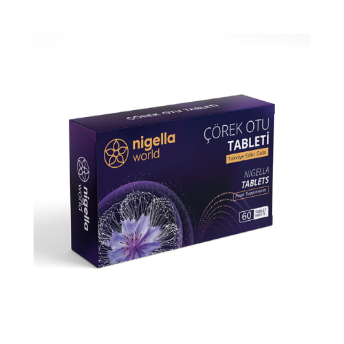 Nigella World Çörek Otu Tableti Takviye Edici Gıda 60 Tablet - Nigella World