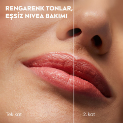 Nivea Caring Beauty Mercan SPF30 Dudak Bakım Kremi 4.8 gr - 2