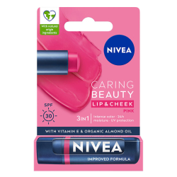 Nivea SPF30 Pembe Renkli Güneş Koruyucu Dudak Bakım Kremi 4.8 gr - 1