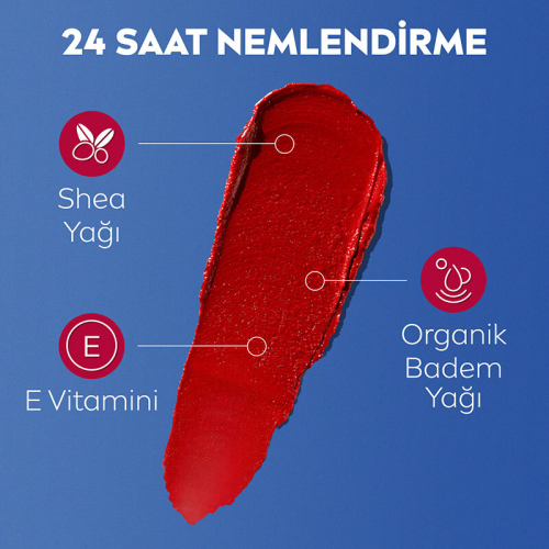 Nivea SPF30 Kırmızı Renkli Güneş Koruyucu Dudak Bakım Kremi 4.8 gr - 4