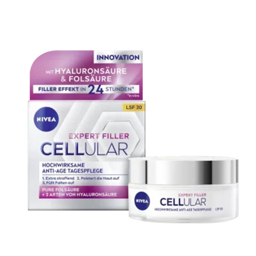 Nivea Cellular Expert Filler Yoğun Yaşlanma Karşıtı Spf15+ Gündüz Kremi 50 ml - Nivea