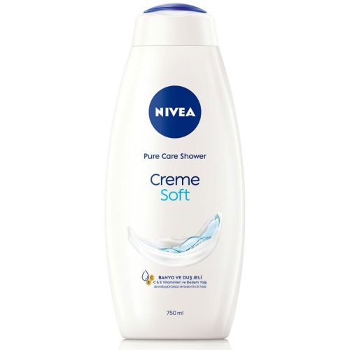 Nivea Creme Soft Banyo ve Duş Jeli 750 ml - Nivea