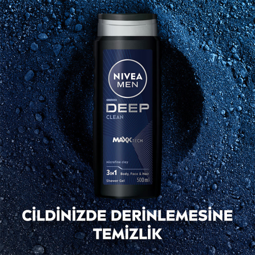 Nivea MEN Deep Dimension Duş Jeli 500 ml - 6