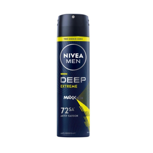 Nivea Deep Extreme Erkek Sprey Deodorant 150 ml - 1