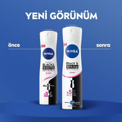 Nivea Invisible Clear Black and White Terleme Karşıtı Deodorant 150 ml - 2