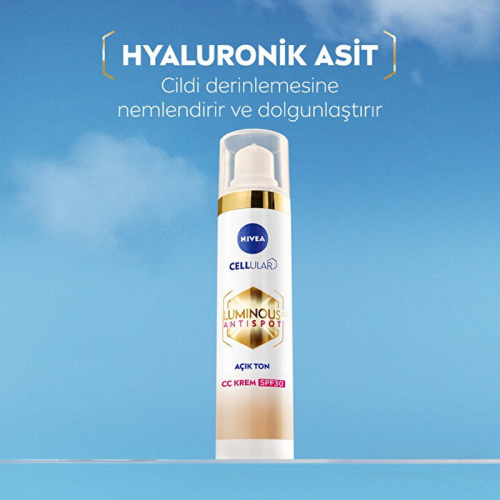 Nivea Luminous Anti Spot CC Krem SPF 30 - Renkli Nemlendirici Açık Ton 40 ml - 2