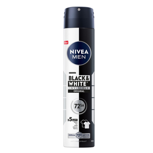 Nivea Men Black White Invisible Original 200 ml - Nivea