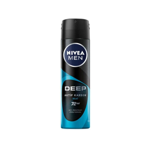 Nivea Men Deep Aktif Karbon Deodorant 150 ml - Nivea