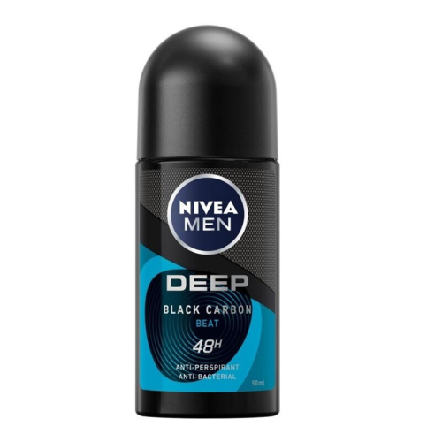 Nivea Men Deep Beat Black Carbon Roll On 50 ml - Nivea