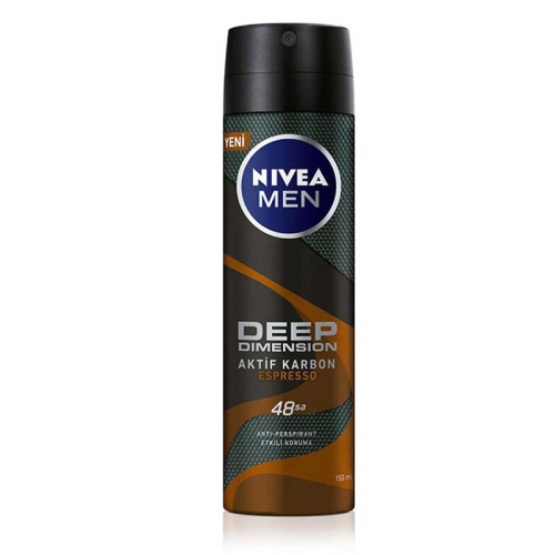 Nivea Men Deep Dimension Espresso Deodorant 150 ml - Nivea