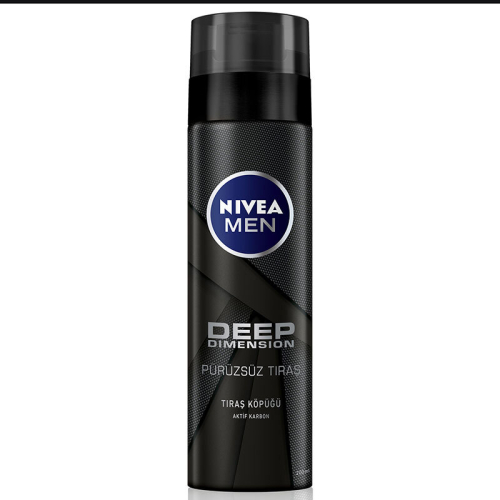 Nivea Men Deep Dimension Pürüzsüz Tıraş Köpüğü 200 ml - Nivea