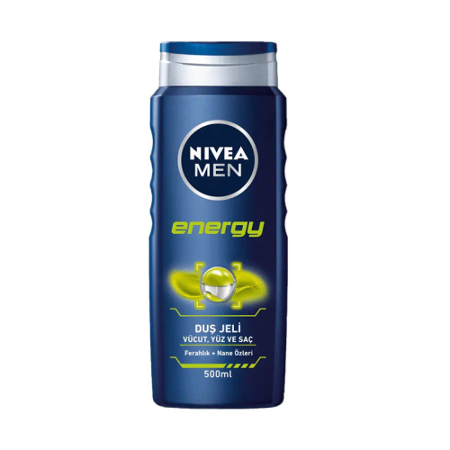Nivea Men Energy Banyo ve Duş Jeli 500 ml - Nivea