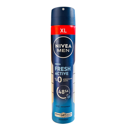 Nivea Men Erkek Sprey Deodorant Fresh Active 200 ml - Nivea