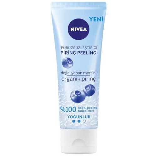 Nivea Pürüzsüzleştirici Doğal Yaban Mersini Pirinç Peelingi 75 ml - Nivea