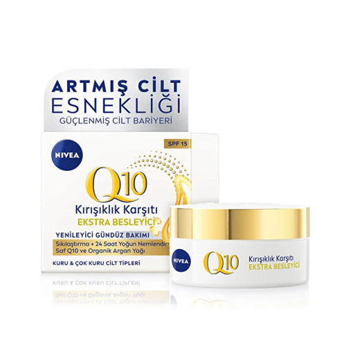 Nivea Q10 Ekstra Besleyici Gündüz Bakım Kremi Spf15+ 50 ml - Nivea