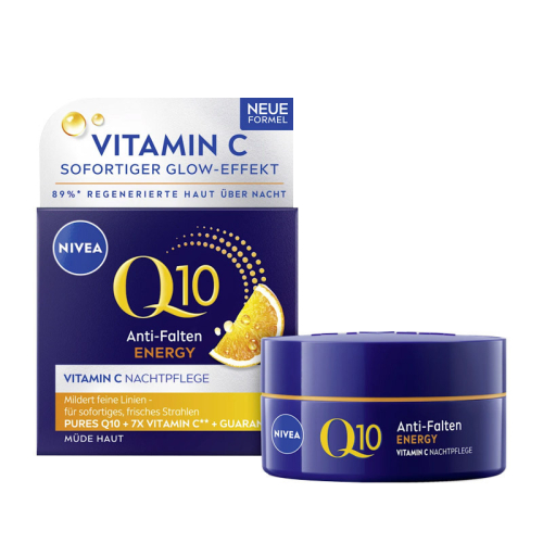 Nivea Q10 Energy Anti-Wrinkle Regenerative Night Cream 50 ml - Nivea