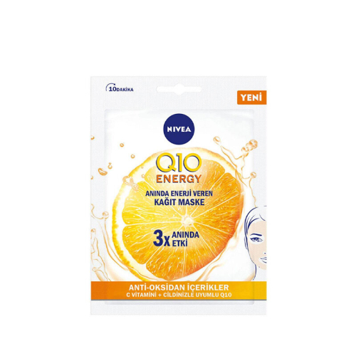 Nivea Q10 Energy Kağıt Maske 1 Adet - Nivea