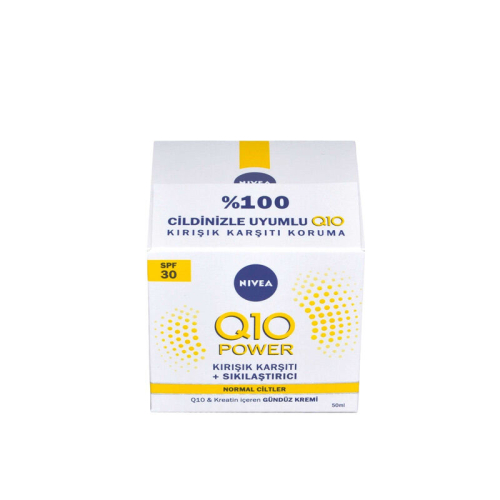 Nivea Q10 Power Kırışıklık Karşıtı ve Sıkılaştırıcı SPF30 Gündüz Kremi 50 ml - Nivea