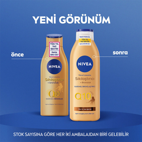 Nivea Q10 Sıkılaştırıcı ve Bronzlaştırıcı Vücut Losyonu 250 ml - 6